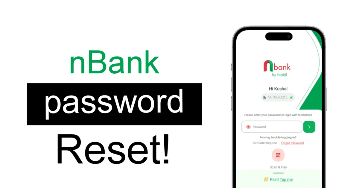 nabil bank password reset