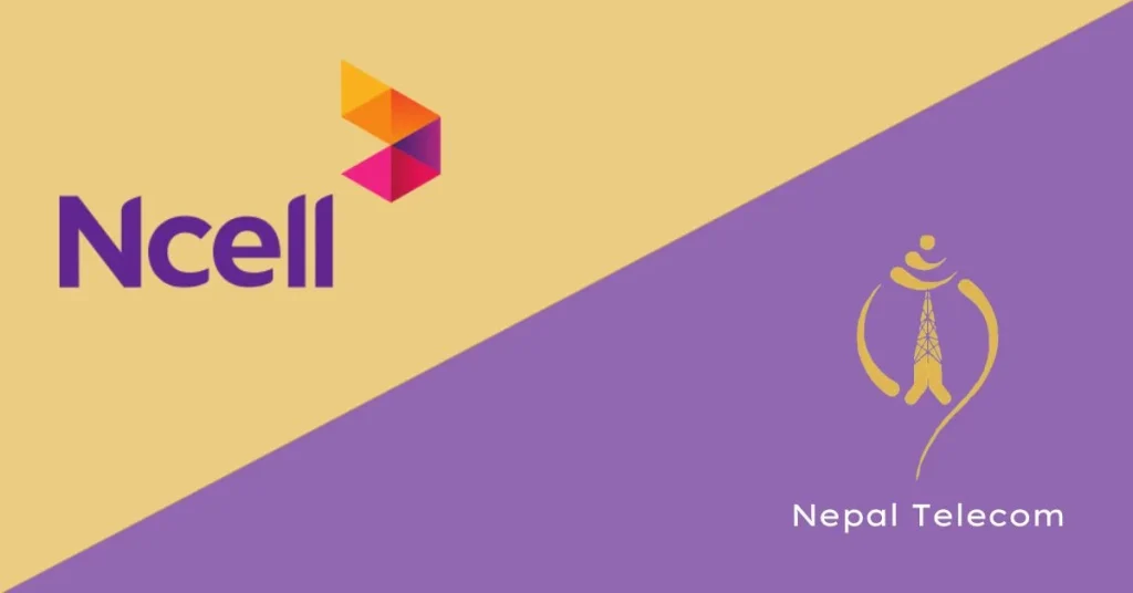 ncell and nepal telecom logo