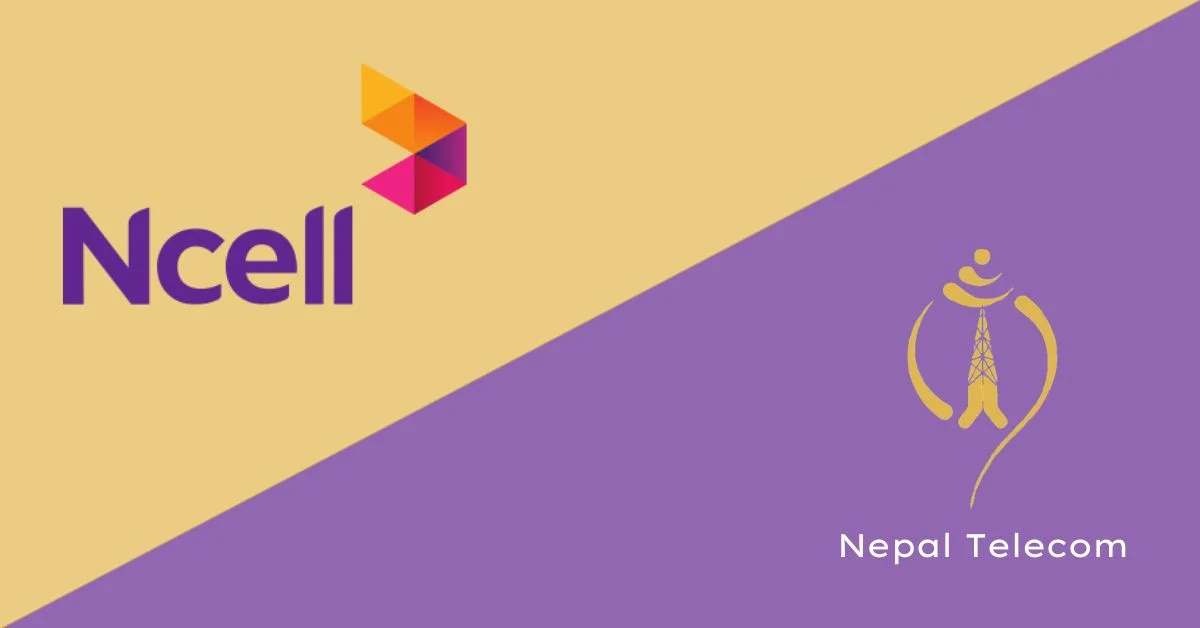ncell and nepal telecom logo