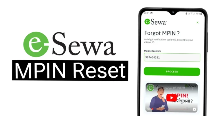 how to reset esewa mpin