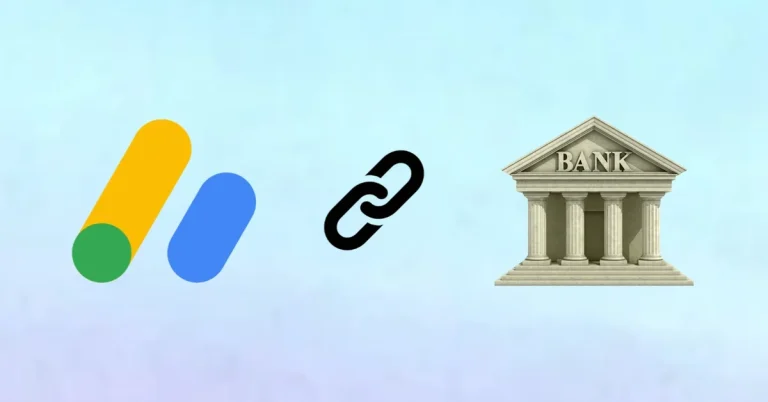 link bank account on adsense