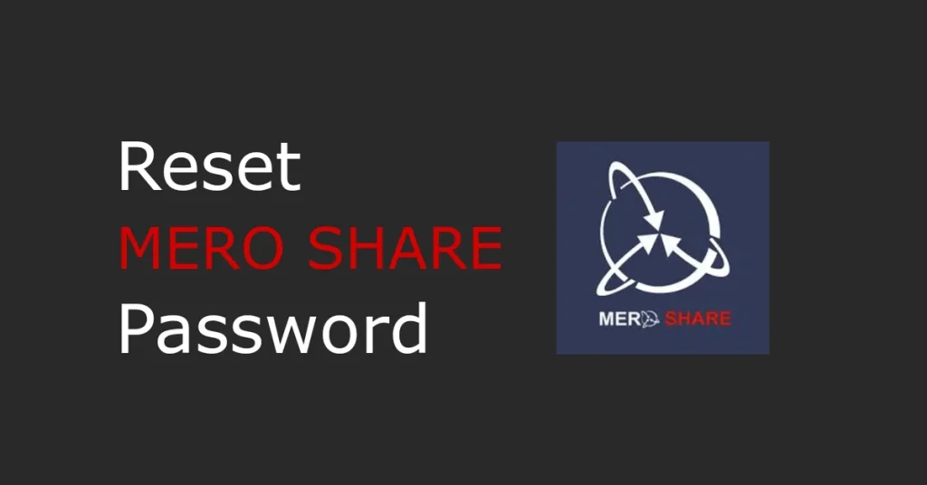 reset mero share password