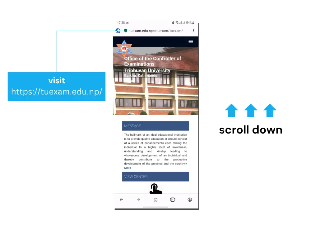 tuexam-homepage-screenshot
