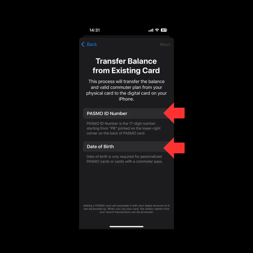 enter your last 4 digit number